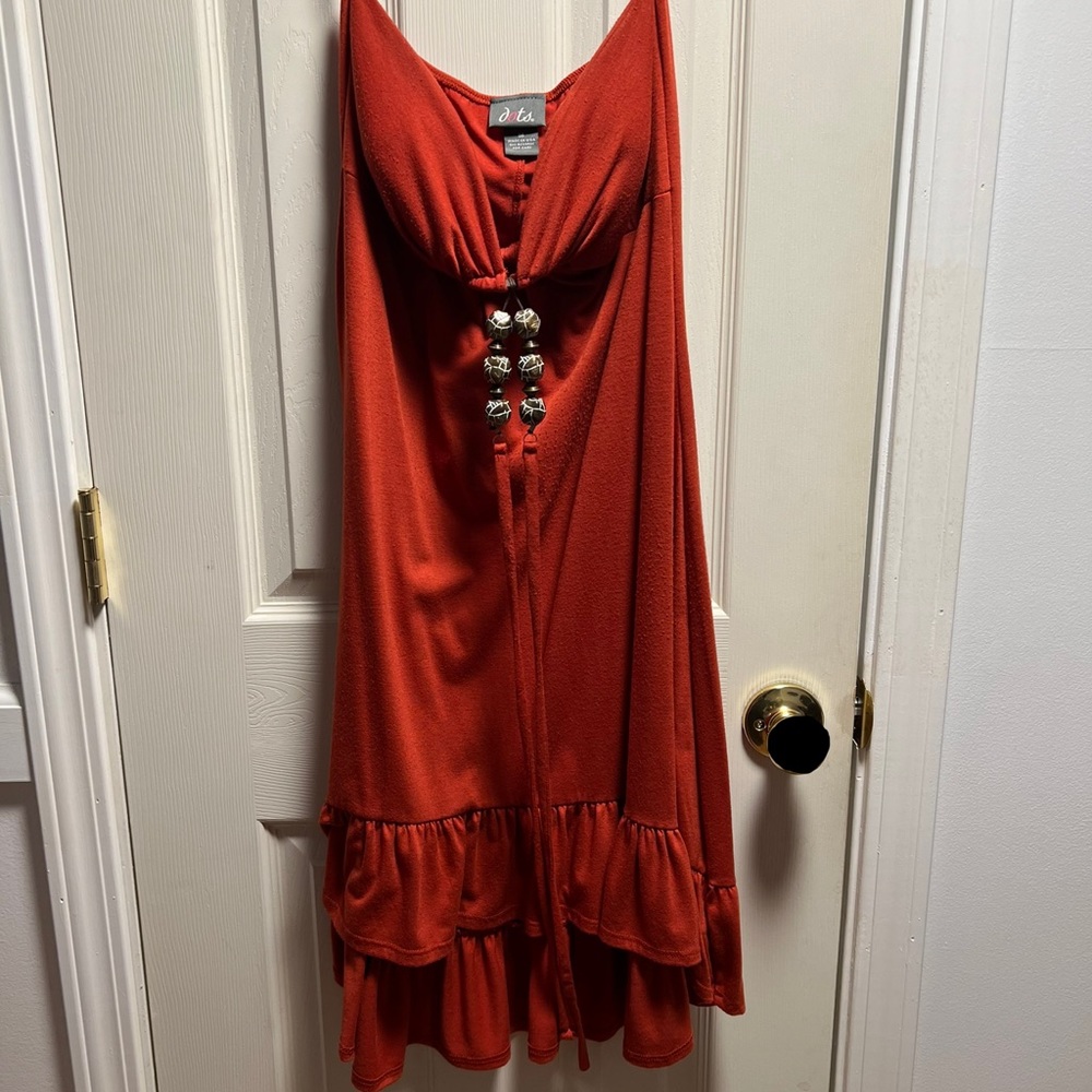 Dots M Strapless Bead Dress